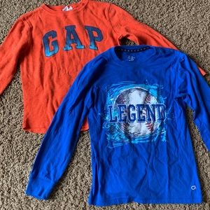 Gap long sleeve tees.